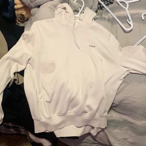 small purfume stain on the front but it’s a nice baggy hoodie